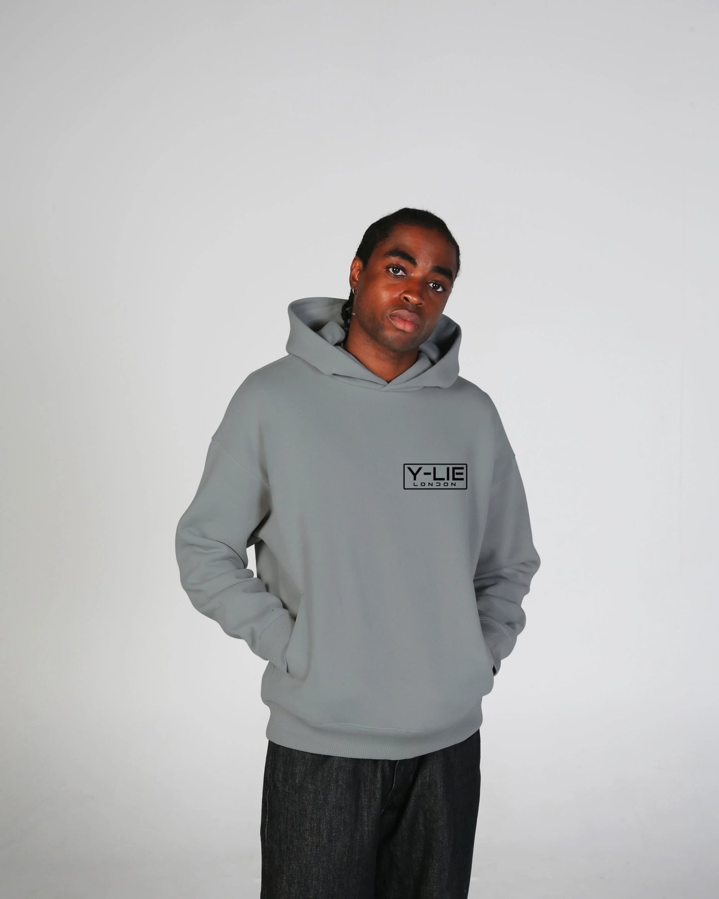 Y-LIE LDN Oversized Hoodie, Grey