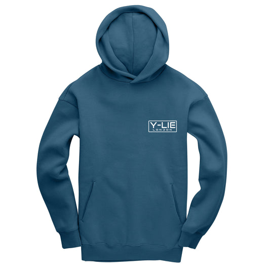 Y-LIE LDN Oversized Hoodie, Ocean Blue