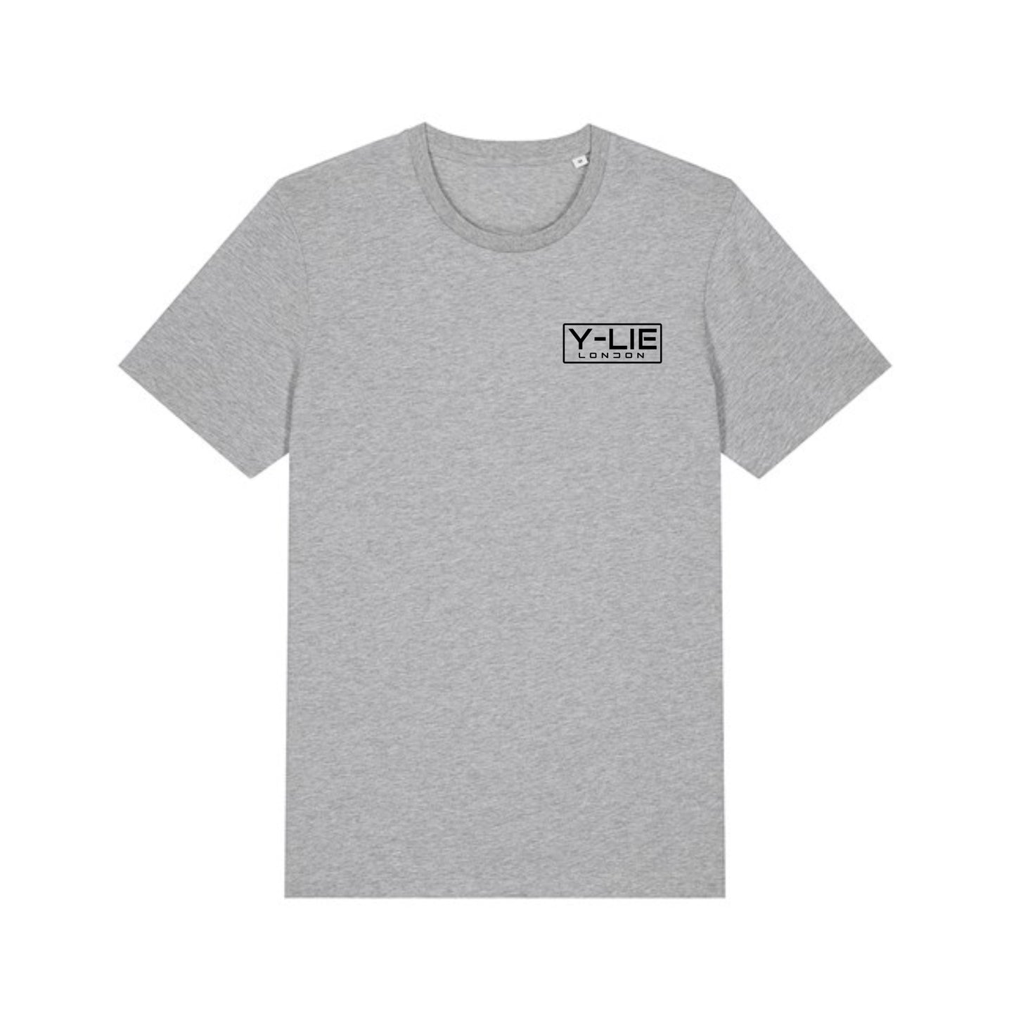 Y-LIE LDN Logo Tee, Grey