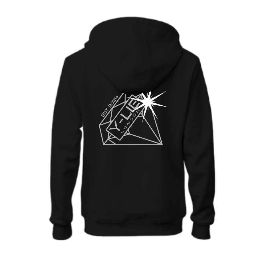 Y-LIE LDN Diamond Hoodie, Black