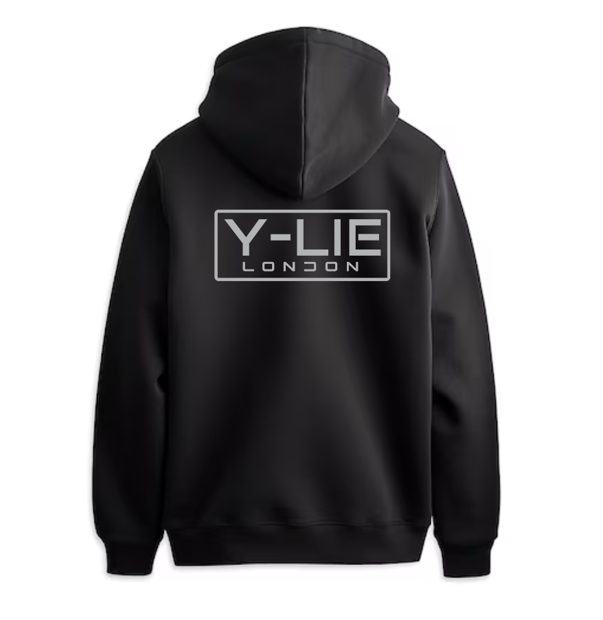 Y-LIE LDN Oversized Hoodie, Black