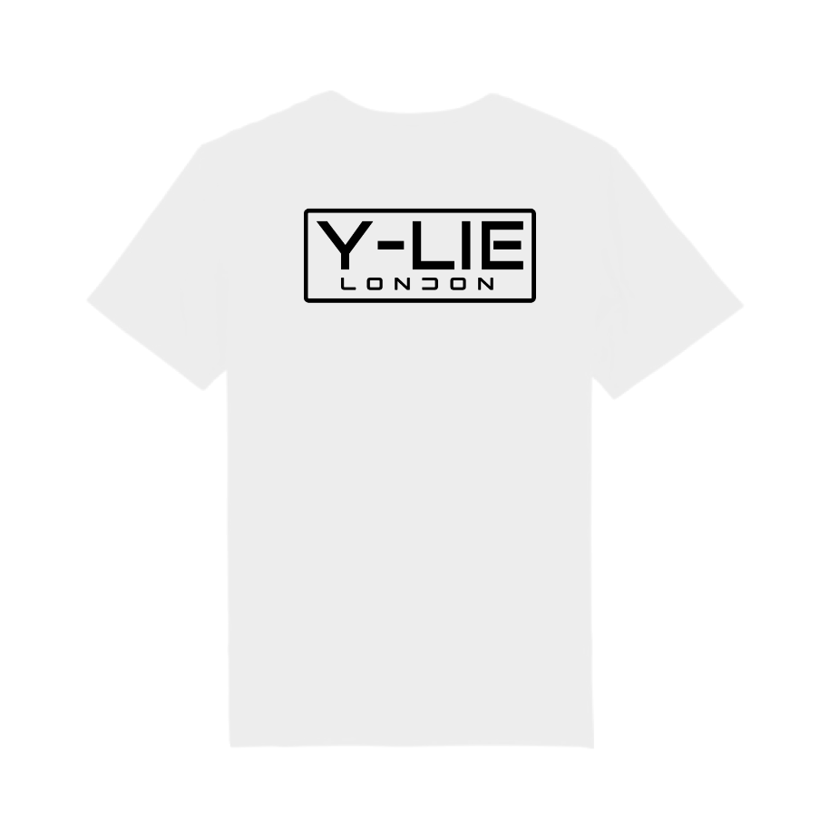 Y-LIE LDN Logo Tee, White